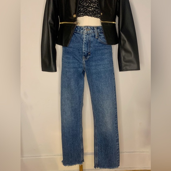 Topshop Straight-Leg Jeans - Picture 1 of 6